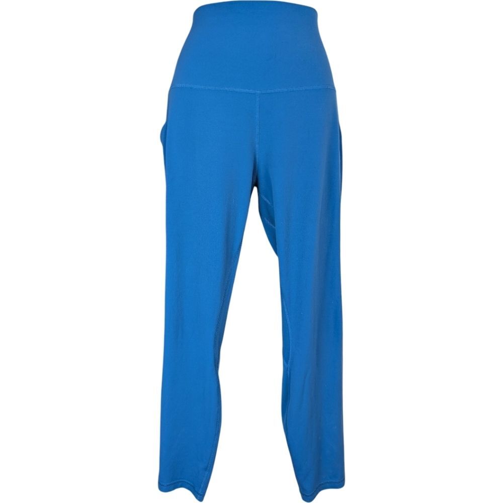 Lululemon 26 Inch Leggings With Pockets In Blue Size 12